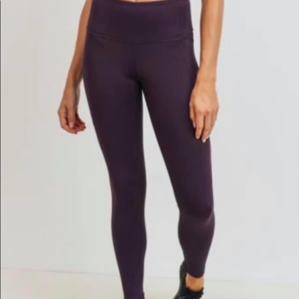 Eggplant leggings